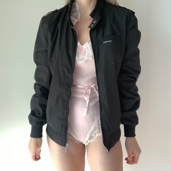 Vintage Comedy Central Members Only Black Jacket M - Picture 3 of 8